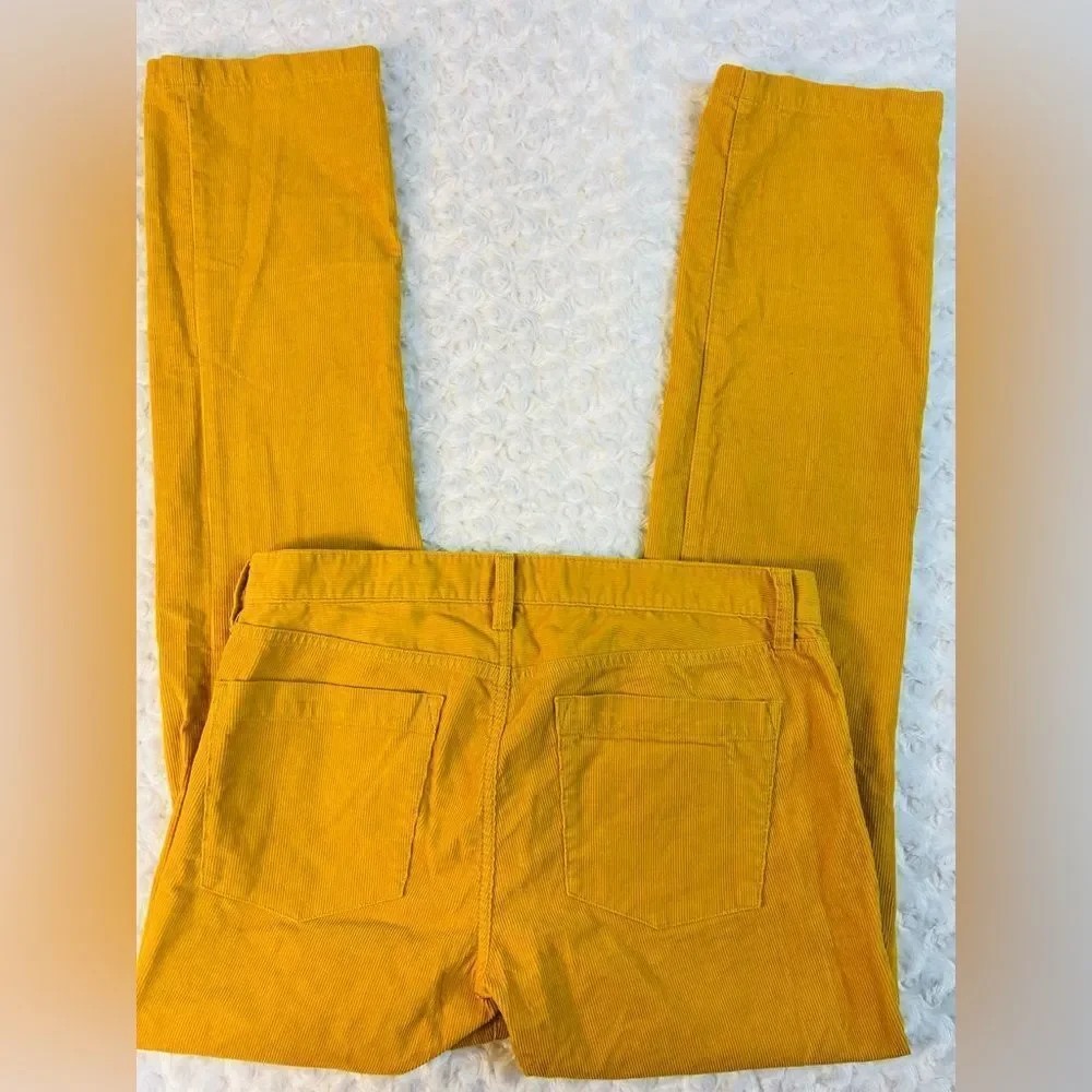 J.Crew Mustard Matchstick Corduroys